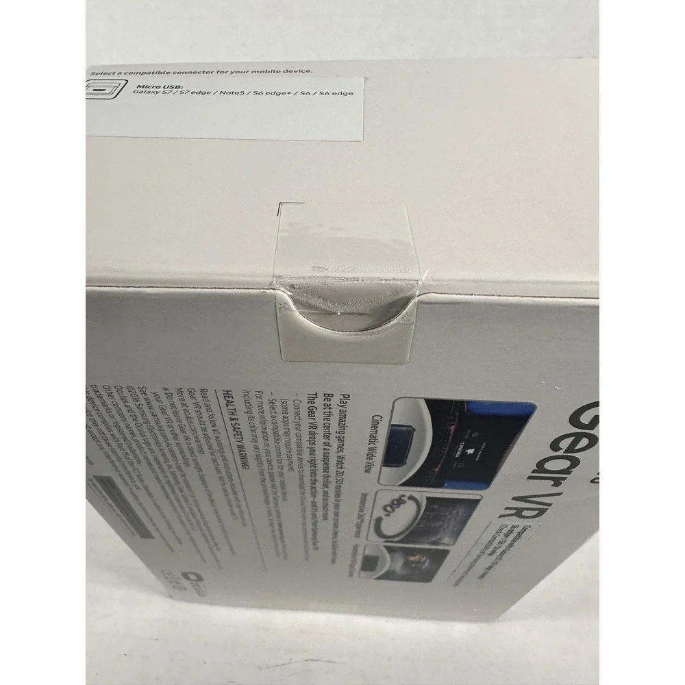 Samsung Gear VR Virtual Reality Headset SM-R323NBKAXAR Black‎ S7 S6 edge Note5